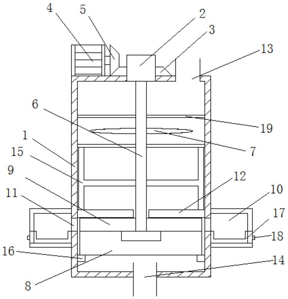 一种包衣机用排风管的过滤装置的制作方法