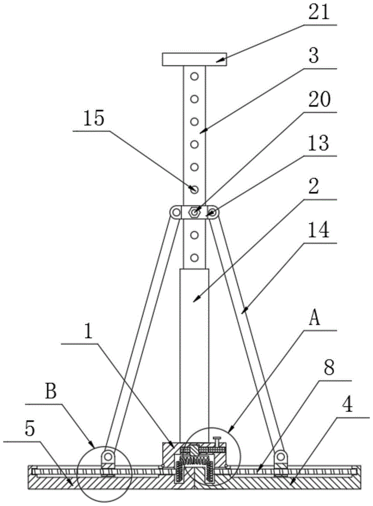 一种稳定的建筑工程支撑装置的制作方法