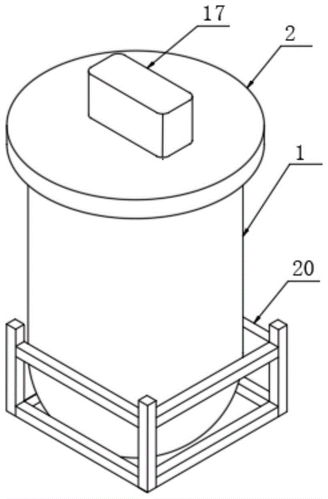 一种生产防水卷材用保温配料罐的制作方法