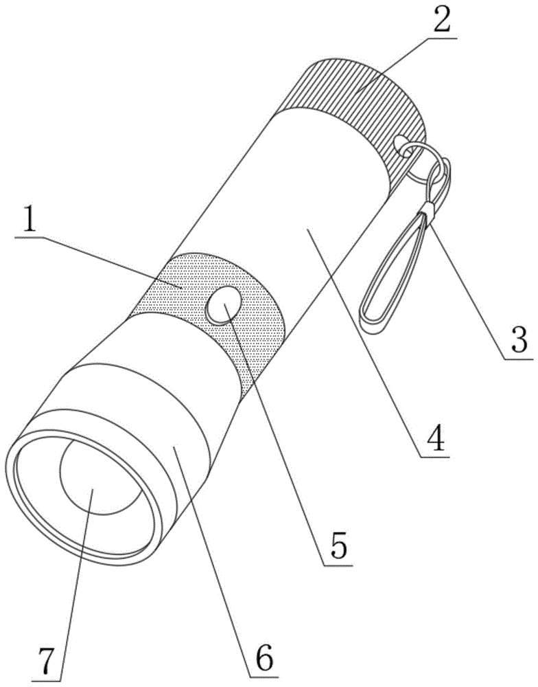 一种多功能安防用手电筒的制作方法