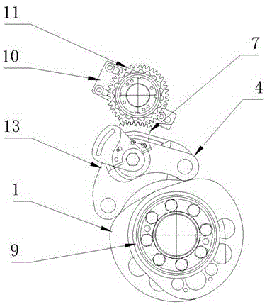 一种针式绕线机凸轮摆动机构的制作方法