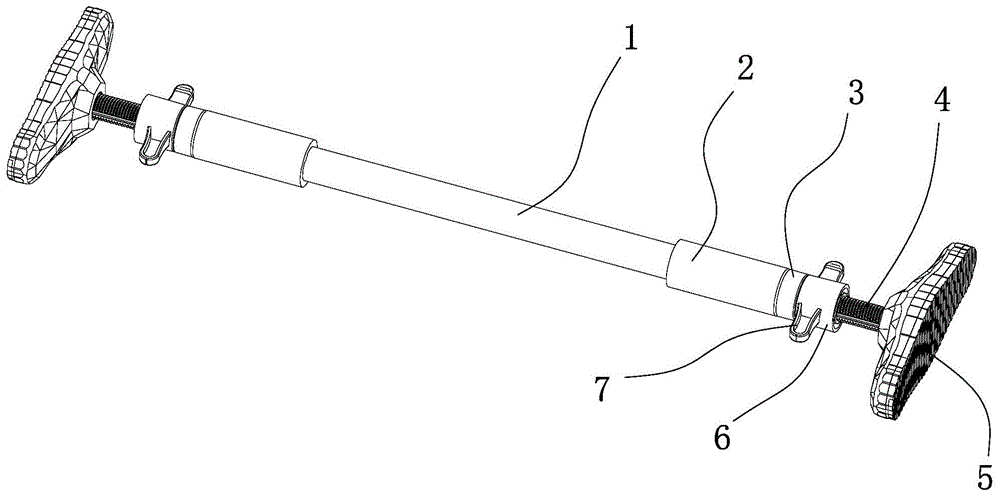 伸缩单杠的伸缩固定结构和伸缩单杠的制作方法