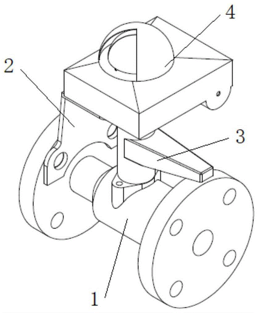 一种带信号反馈的球阀结构的制作方法