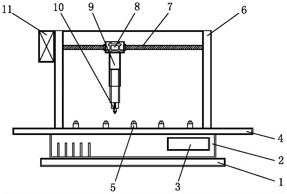 一种喇叭生产用具有调节结构便于固定的夹具的制作方法