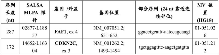 应用MLPA检测细胞遗传学异常的方法及试剂盒与流程