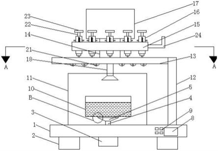 一种新型生物化学教学用实验支架的制作方法