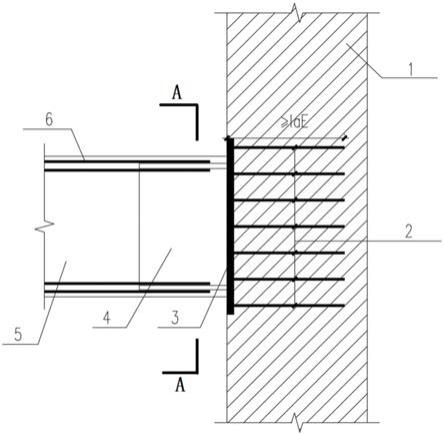 一种基于逆作法的地连墙与水平梁连接节点的制作方法