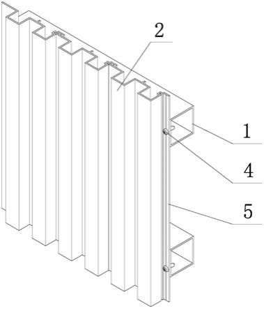 凹凸铝型材集成板系统的制作方法