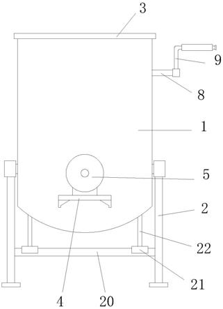 一种生产解磷肥料用微生物菌剂填料装置的制作方法