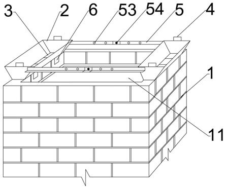 一种矩形模块式检查井混凝土灌孔装置的制作方法
