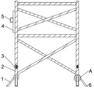 一种高稳定性的脚手架的制作方法