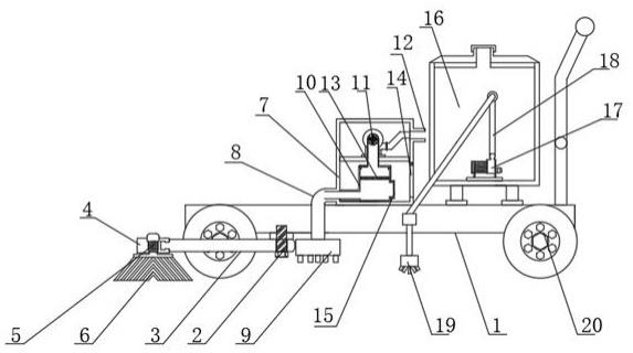一种市政环卫道路清扫装置的制作方法