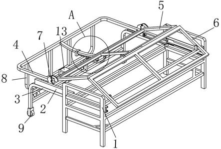 一种可以滑动折叠的沙发骨架的制作方法