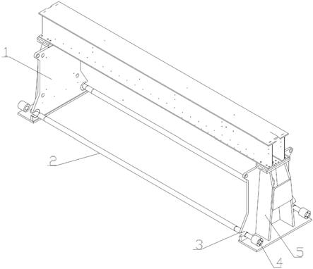 一种悬梁板框压滤机拉杆安装结构的制作方法