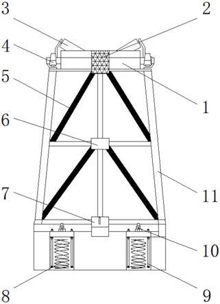 一种用于建筑工程的加固支撑结构的制作方法