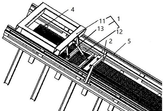 钢栅格原板自动锯切装置的制作方法