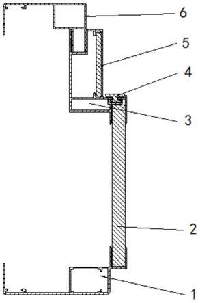 金属室内套装门门框型材连接结构的制作方法