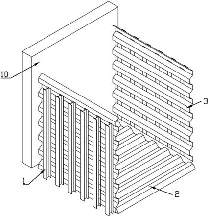 一种拌和站装配式料仓隔墙组件的制作方法