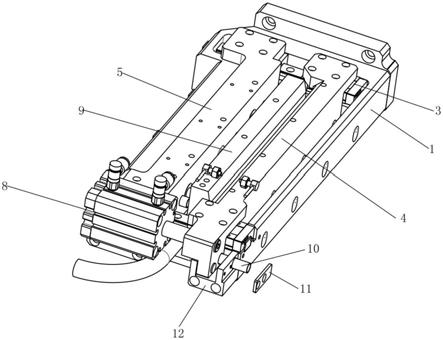 一种方形锂电池制片卷绕机的预压型极片切断机构的制作方法