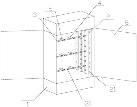 一种室内线缆理顺机柜的制作方法