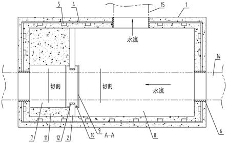 新旧管线间的水流变道过渡装置的制作方法