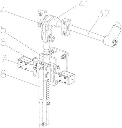 一种压腿式安全压杠锁紧装置的制作方法