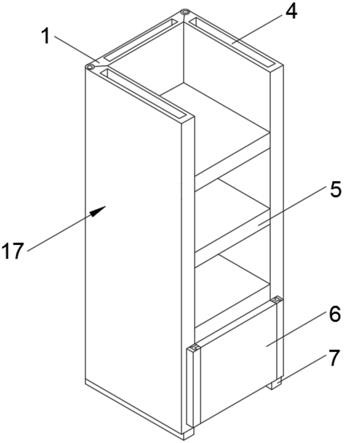 一种免安装置物架的制作方法