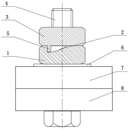 一种带弹性凸起螺母与带螺旋升槽的垫片组成的防松螺栓组的制作方法