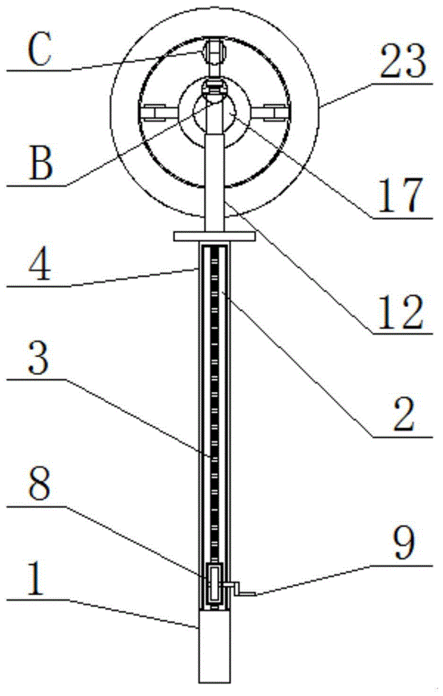 一种室内设计用多角度移动式墙角美化调整器具的制作方法