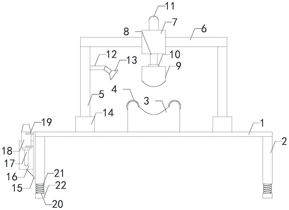 眼镜镜腿弯折成型机构的制作方法