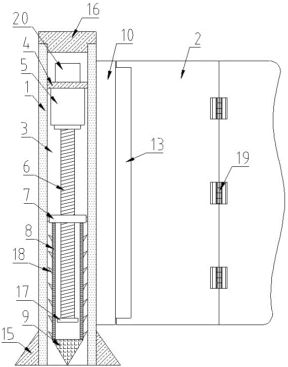 一种路桥施工用防护围栏装置的制作方法