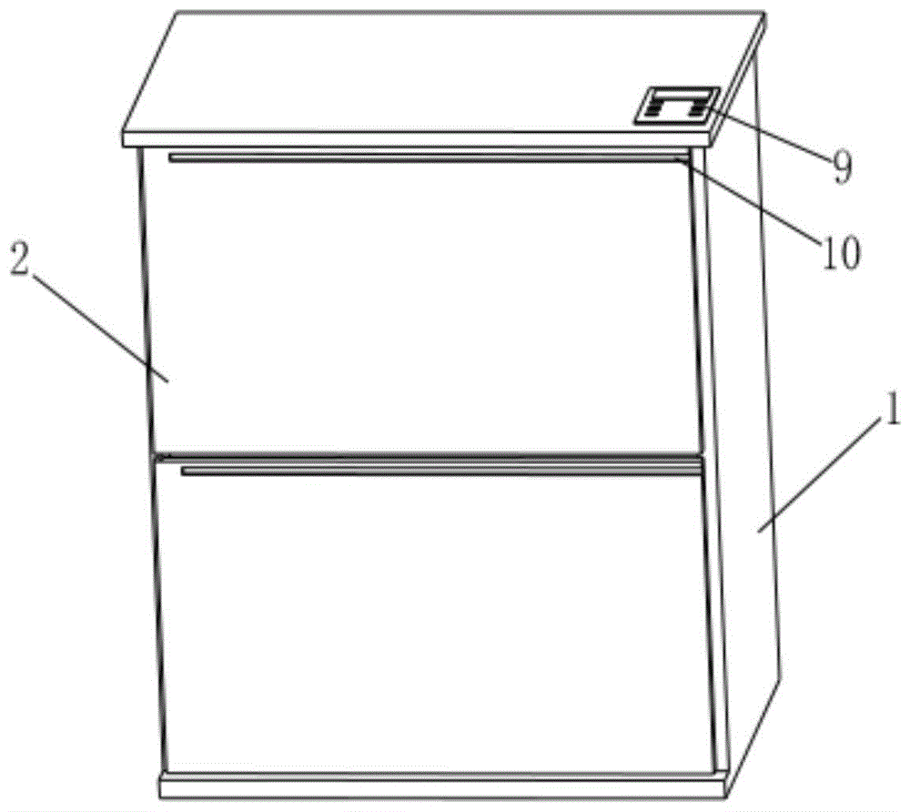 一种带杀菌功能的厨房用橱柜的制作方法