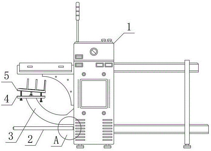 一种倾角可调收板机的制作方法