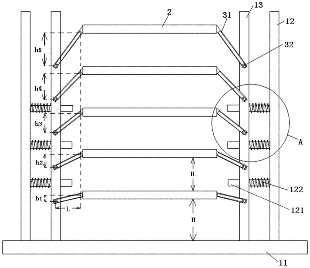 一种油压机的热板联动结构的制作方法