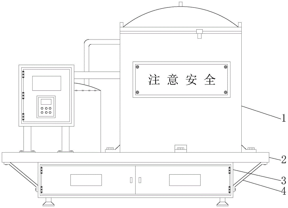 一种转子加工用真空压力浸漆装置的制作方法