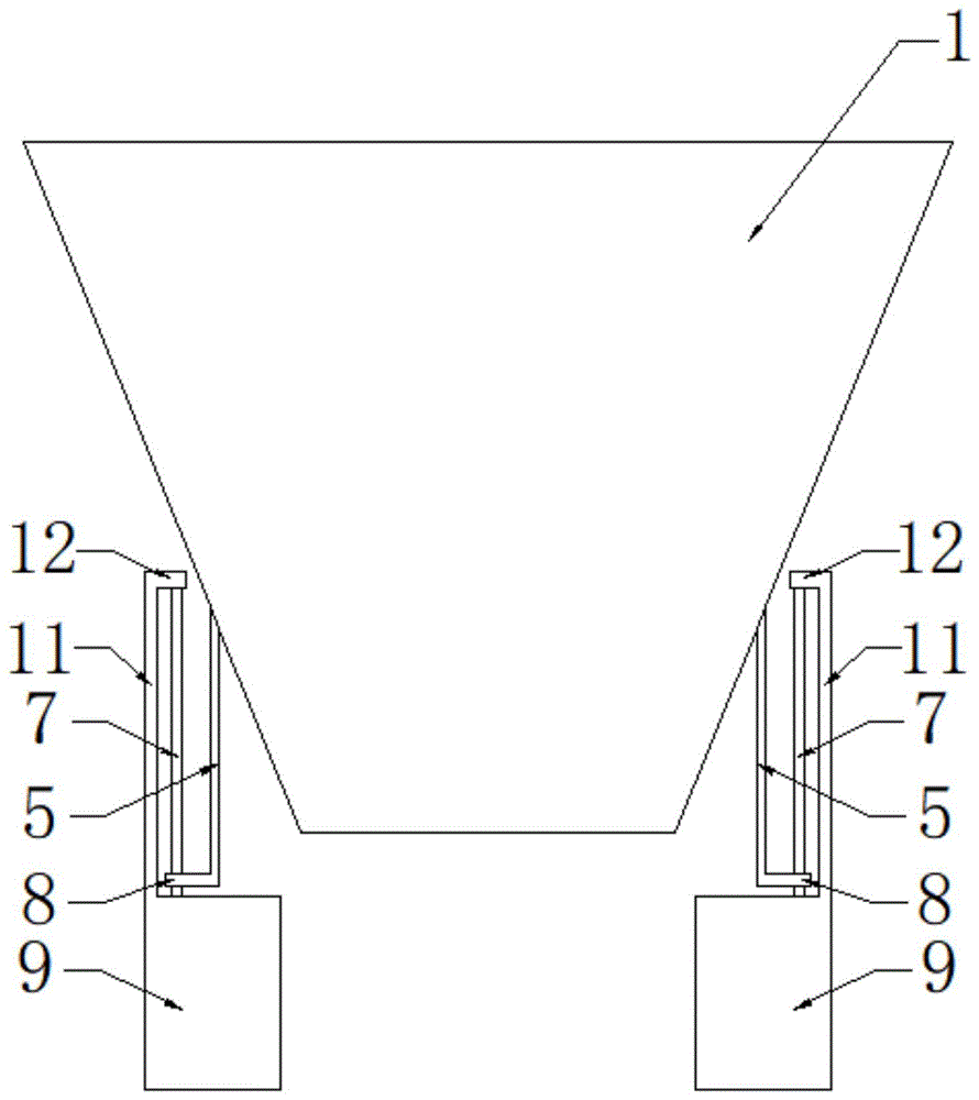 自动开关盖式压榨机落渣斗的制作方法