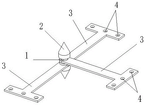 一种家具用多角度连接定位铁芯的制作方法