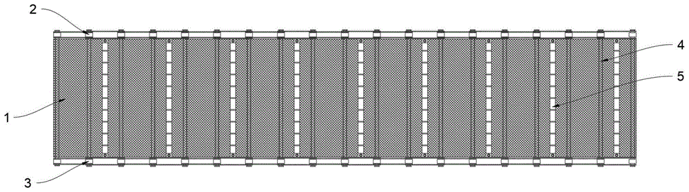 三柱槽回火炉网带结构的制作方法