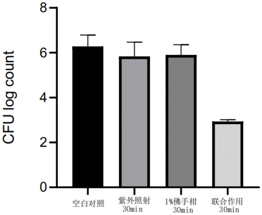 一种紫外杀菌增效剂及其联合紫外进行杀菌的方法与流程