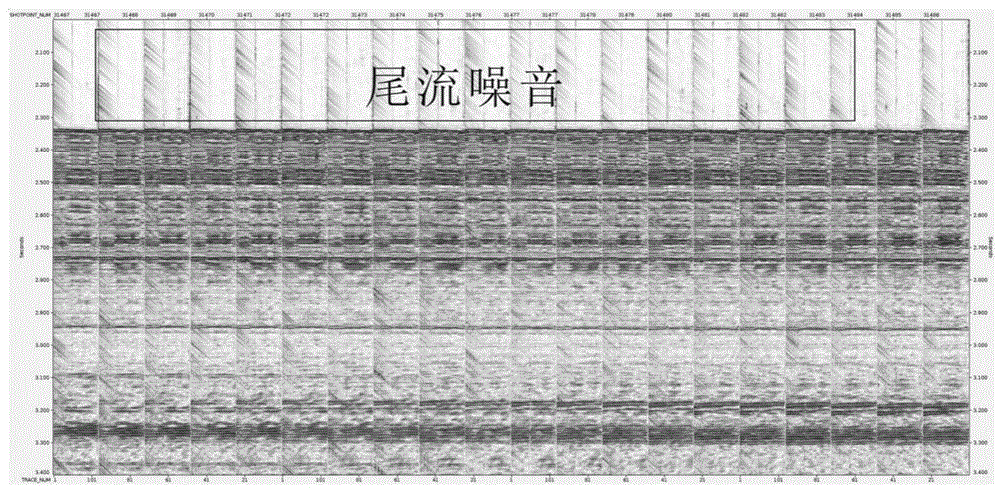 一种去除海洋地震勘探尾流噪音的方法与流程