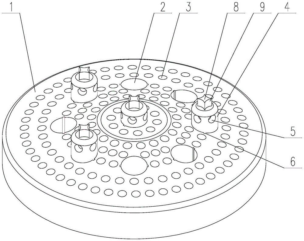 多孔式椎形燃烧盘的制作方法