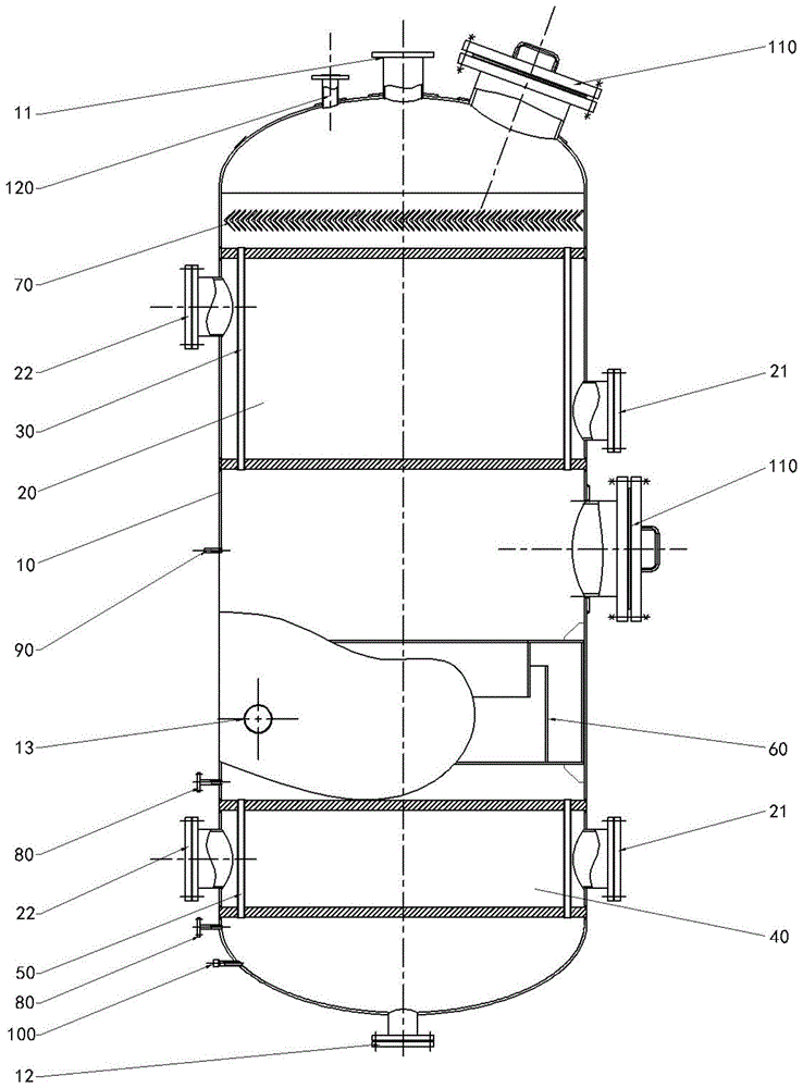 电站锅炉排污扩容器的制作方法