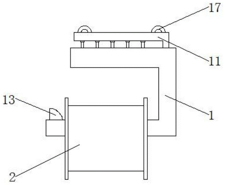 一种金属卷材运输用吊挂结构的制作方法