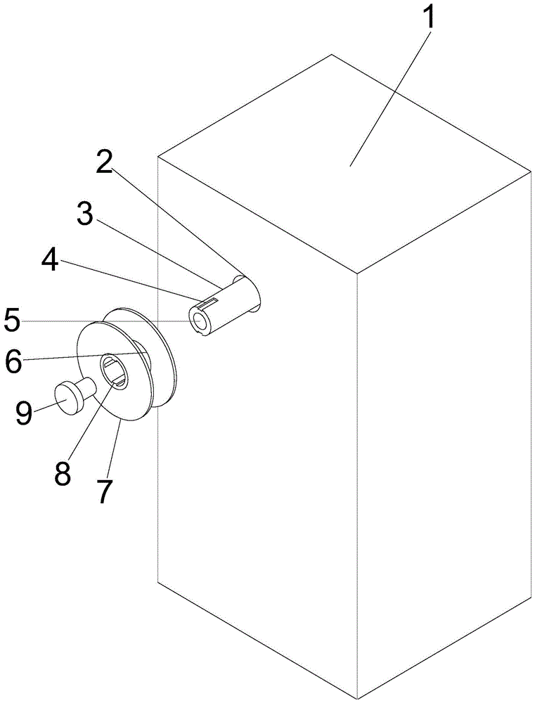 抗菌浸胶纸旋转固定装置的制作方法