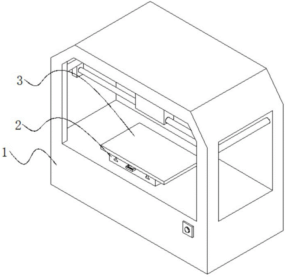 一种便于拆卸的全彩粉末3D打印机的制作方法