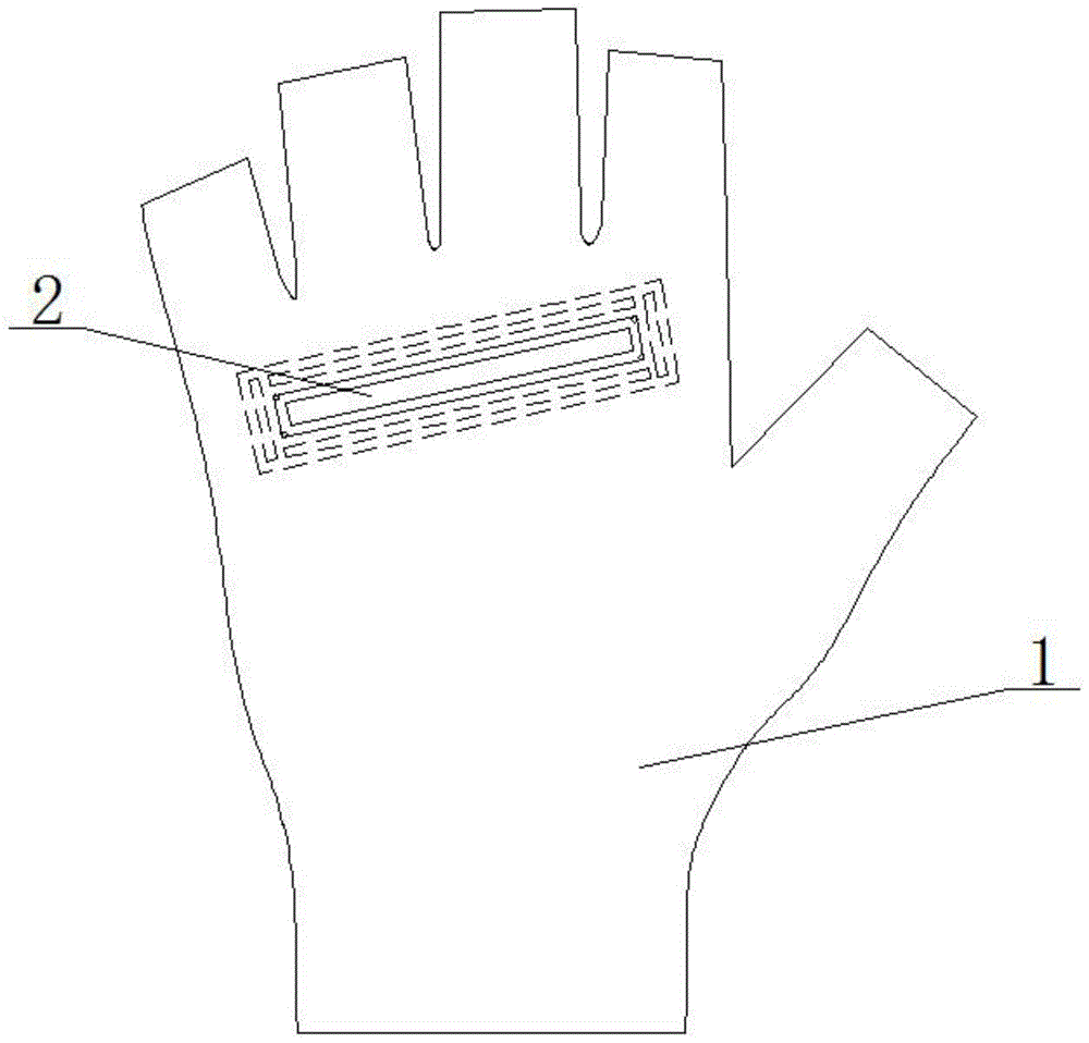 放风筝专用手套的制作方法