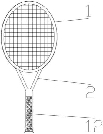 一种训练用网球拍的制作方法