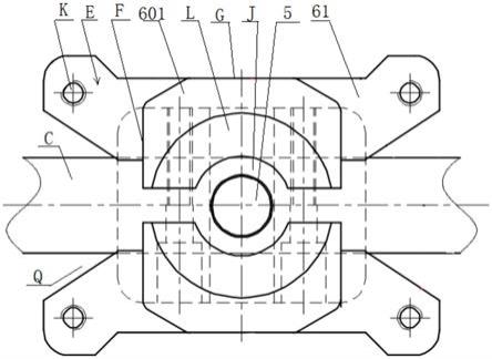 便携式冷拔三通机钢管夹紧防滑刚性对称支撑夹具的制作方法