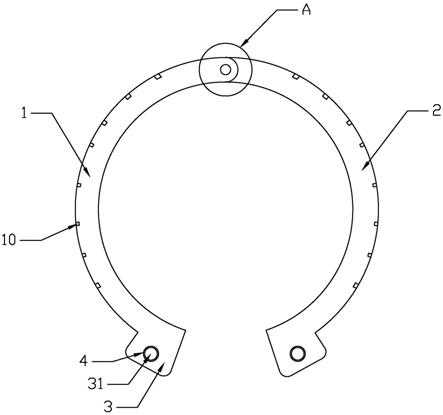 一种孔用挡圈的制作方法