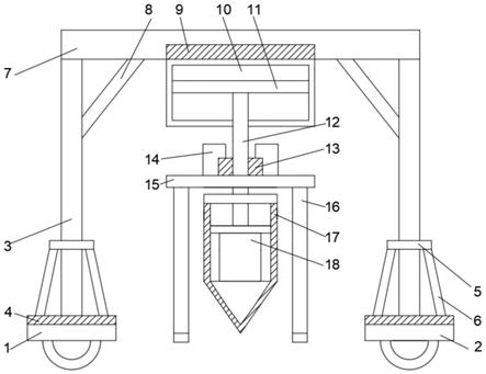 一种稳定性好的建筑施工用振动打桩机的制作方法